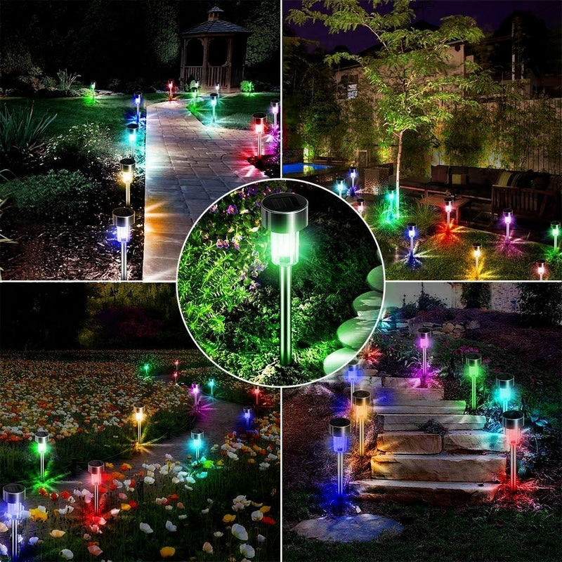 Lâmpada LED Solar À Prova D'água Para Jardim - Ah Acessórios