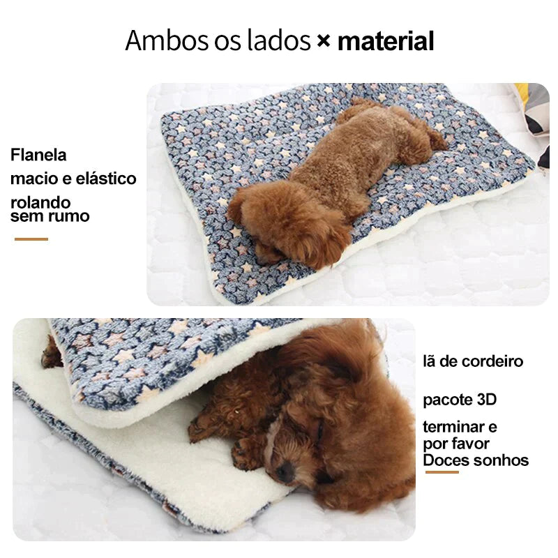 Cobertor peludo - serve como caminha para seu pet - Ah Acessórios